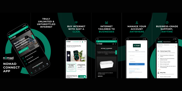 Nomad Internet Launches Nomad Connect App and Plans starting at $79.95 a month
